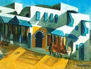 カロリーヌ・ド・メグレのインスタグラム：「🎨 🇹🇳 Brahim Dhahak (1931-2004) #BrahimDhahak」