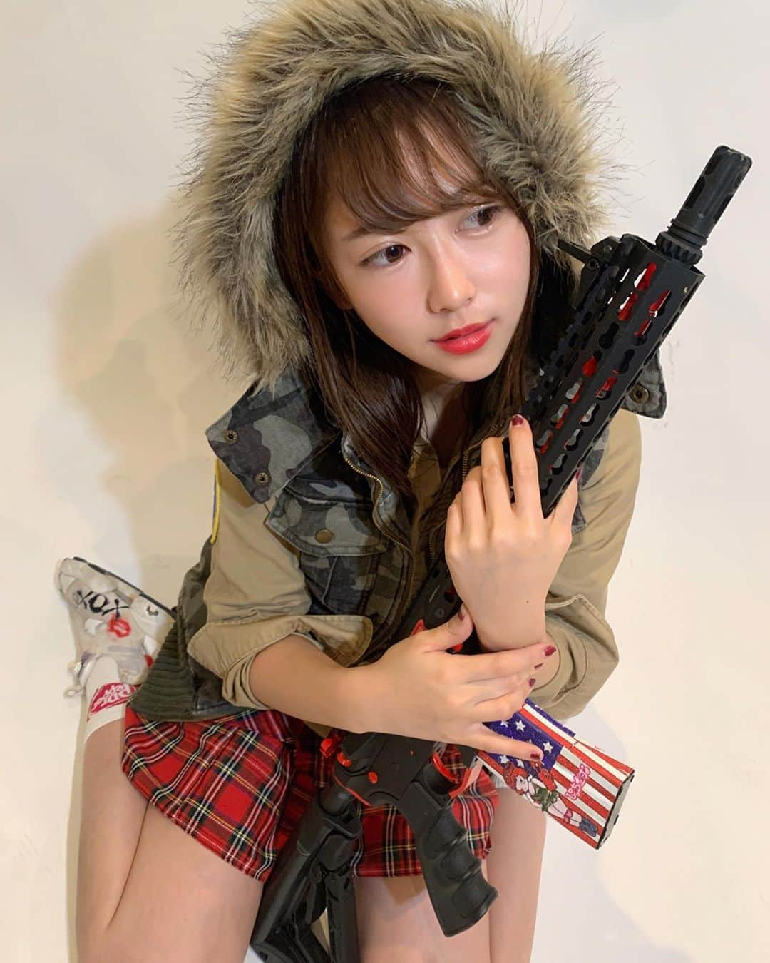 塚本美玲さんのインスタグラム写真 - (塚本美玲Instagram)「🔫#PEACECOMBAT ﻿ ﻿ ﻿ ﻿ .﻿ ﻿ .﻿ ﻿ ﻿ ﻿ #サバゲー#サバゲー女子#ゲーマー#ゲーマー女子#pupg#cod#荒野行動#荒野女子#fps#cute #tokyo #japan#instagood #instalike #ootd #coordinate #code #fashion #happy #beauty #tbt #good #make #work #데일리 #오오티디 #얼스타그램 #일상 #일본인」10月22日 17時37分 - mire_nyan