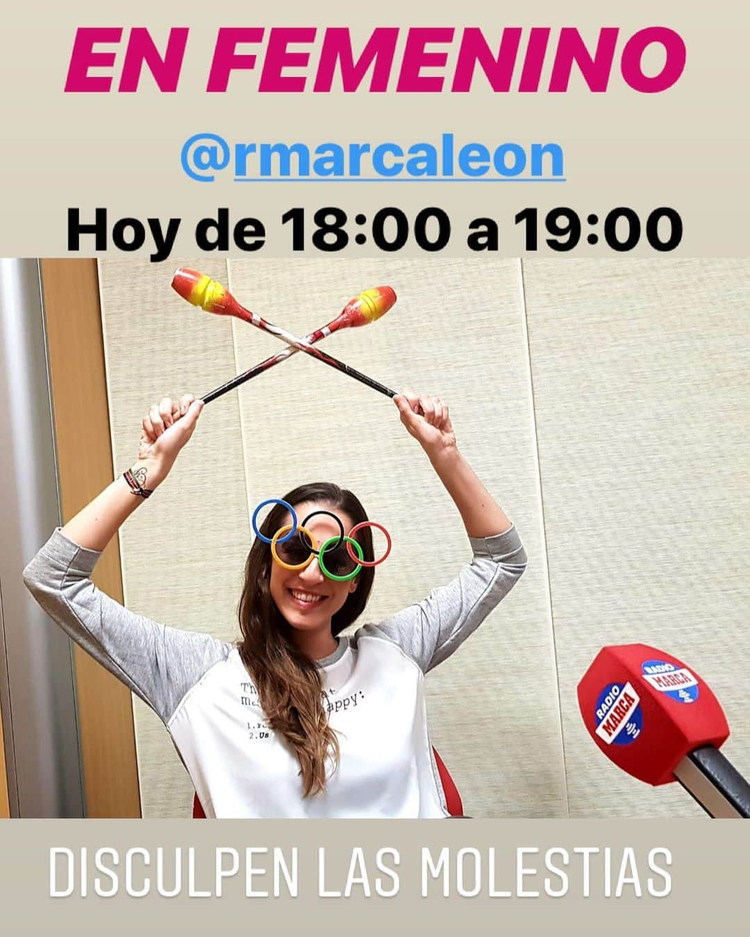 カロリナ・ロドリゲスさんのインスタグラム写真 - (カロリナ・ロドリゲスInstagram)「Atención!!! Hoy adelantamos programa de 18:00 a 19:00 (el fútbol y la Champions mandan) @rmarcaleon  #enfemenino #radio #deporte」10月22日 18時44分 - ritmocarol