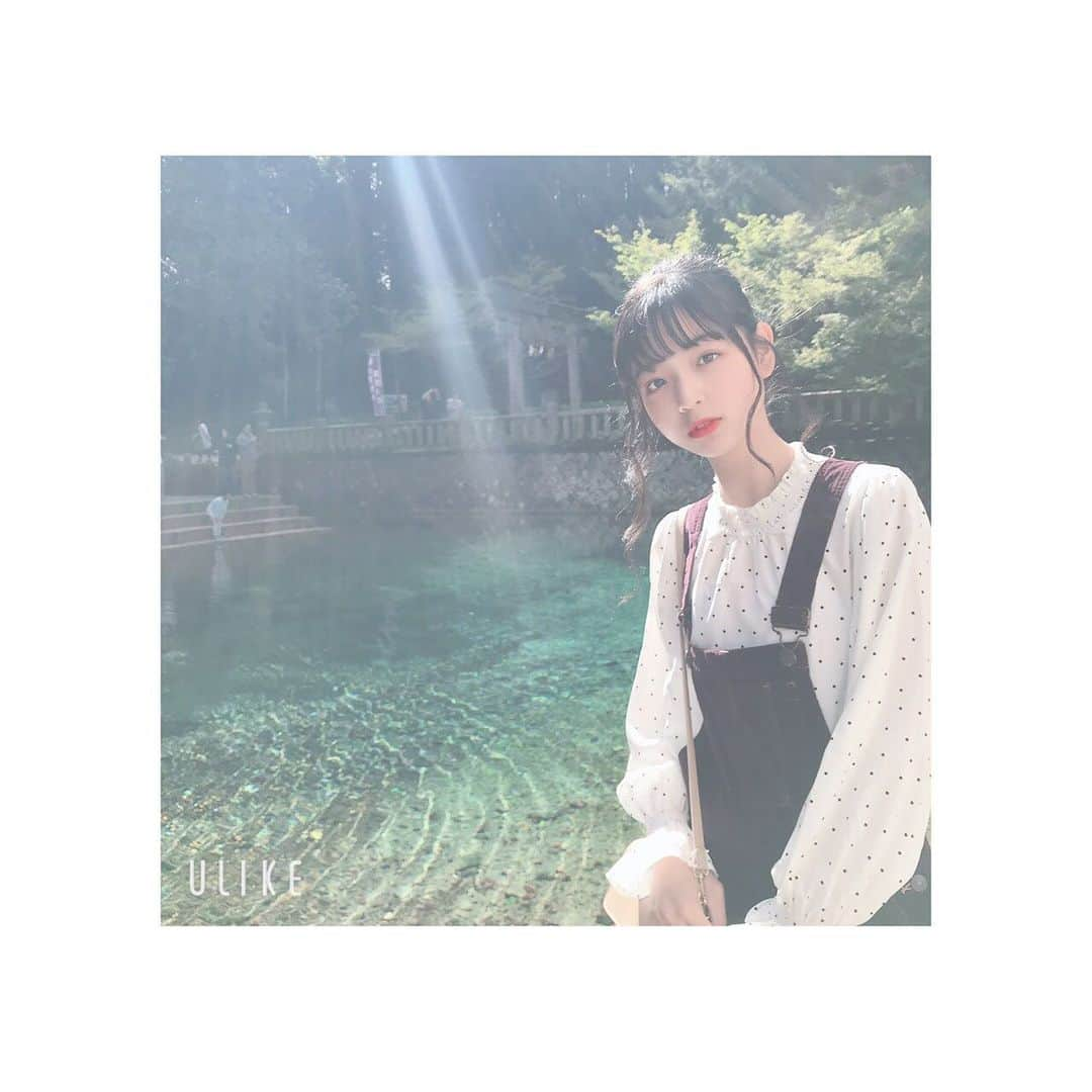 小林咲葵さんのインスタグラム写真 - (小林咲葵Instagram)「🌻﻿ 山口県美祢市にある弁天池~✨﻿ ﻿ 水が透き通ったコバルトブルーでめちゃ綺麗だった🥺🥺﻿ ﻿ #小林咲葵﻿ #弁天池﻿ #パワースポット﻿ #ぶちいいとこやまぐち﻿ #山口県」10月22日 19時58分 - saki0819_k