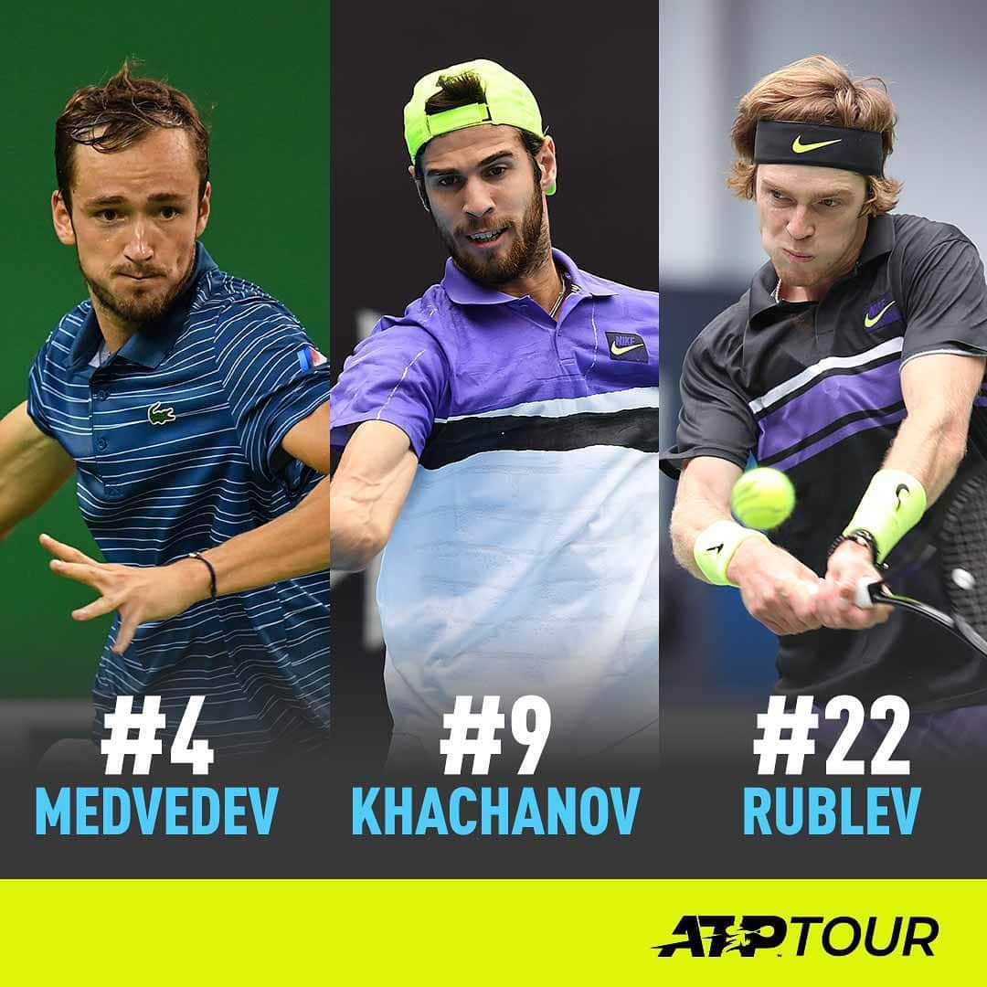 ATP World Tourさんのインスタグラム写真 - (ATP World TourInstagram)「🇷🇺 For the first time since July 13, 2009, 3️⃣ Russians sit within the ATP Rankings Top 25 🇷🇺」10月22日 20時04分 - atptour