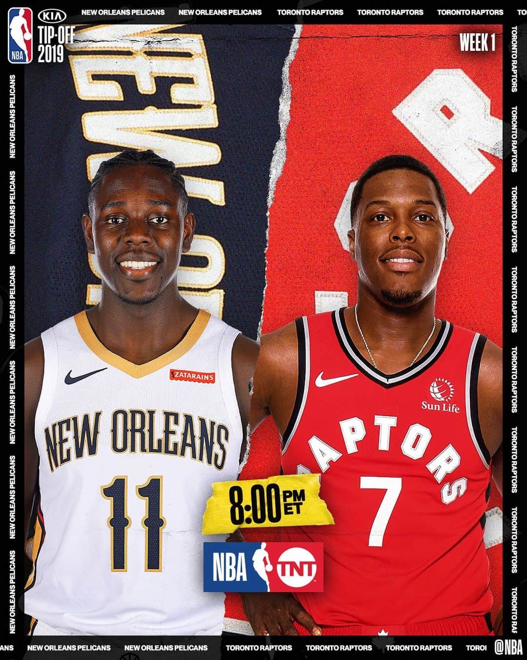NBAさんのインスタグラム写真 - (NBAInstagram)「The 2019-20 NBA season tips off in Toronto as the defending champion @raptors host the @pelicansnba • 8:00pm/et @nbaontnt! #KiaTipOff19」10月22日 23時08分 - nba