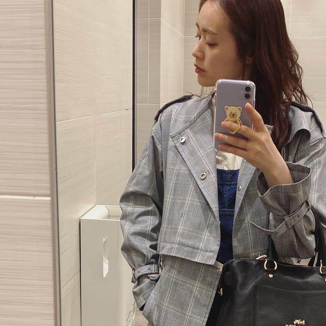 のインスタグラム：「髪赤くしてもらった♡」