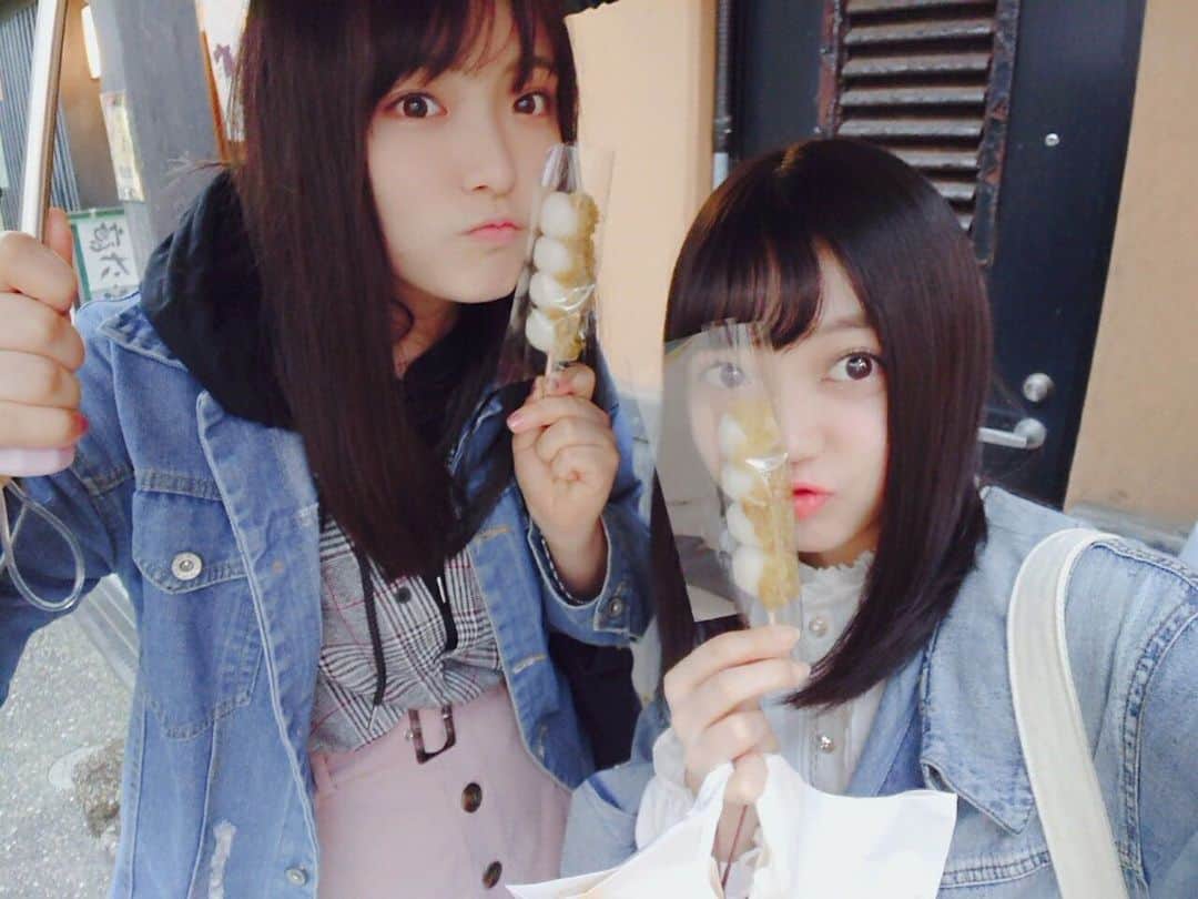 大森美優のインスタグラム：「ずんだ! 久しぶりでした。 商店街わくわくしました! #鎌倉  #多田京加 ちゃん」
