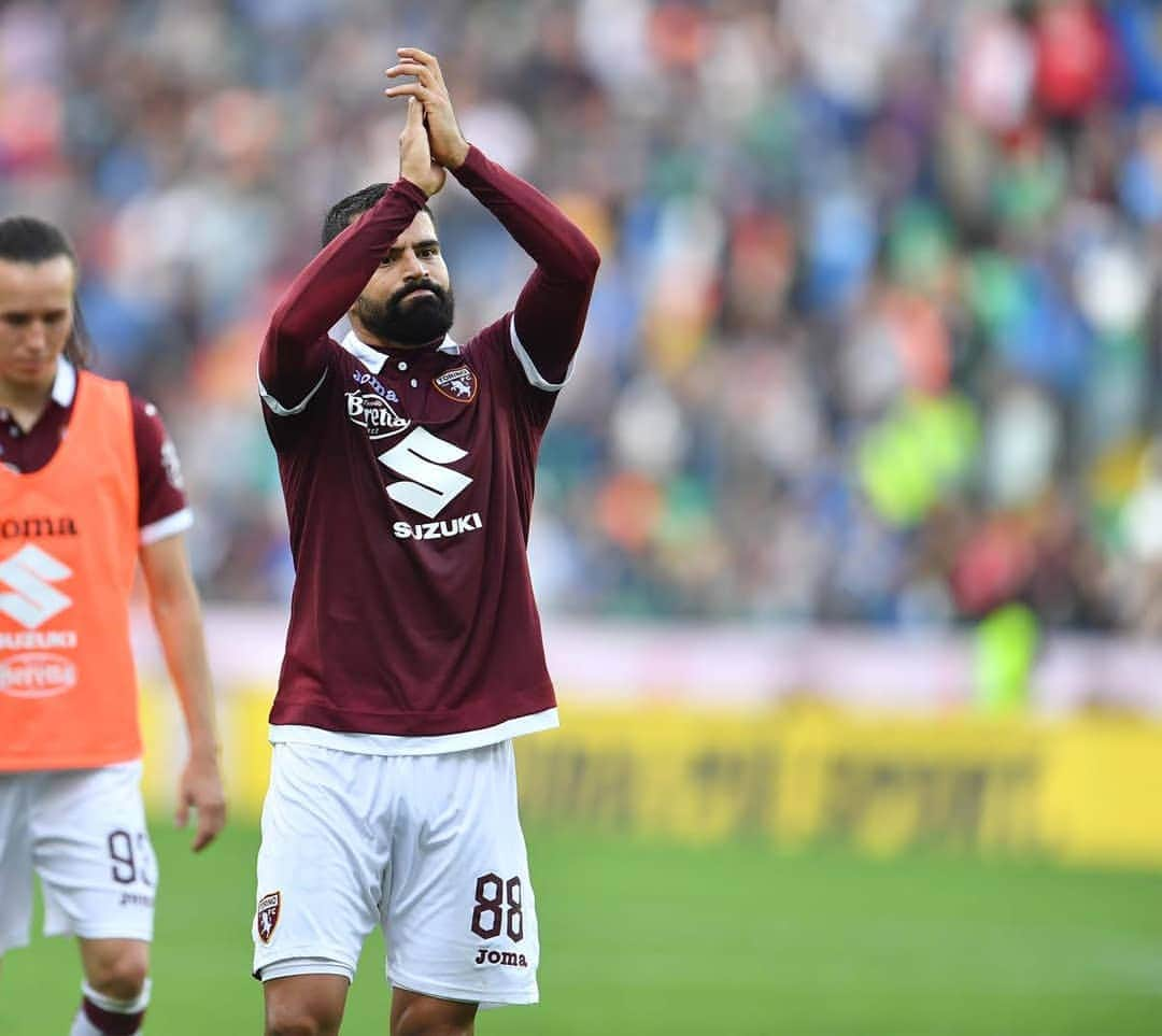 トマス・リンコンのインスタグラム：「8 partidos jugados, todos como titular [@seriea 2019-2020]. 720 minutos disputados 👏 #ElGeneral Tomás Rincón es pieza clave en el @torinofc1906 🐂」