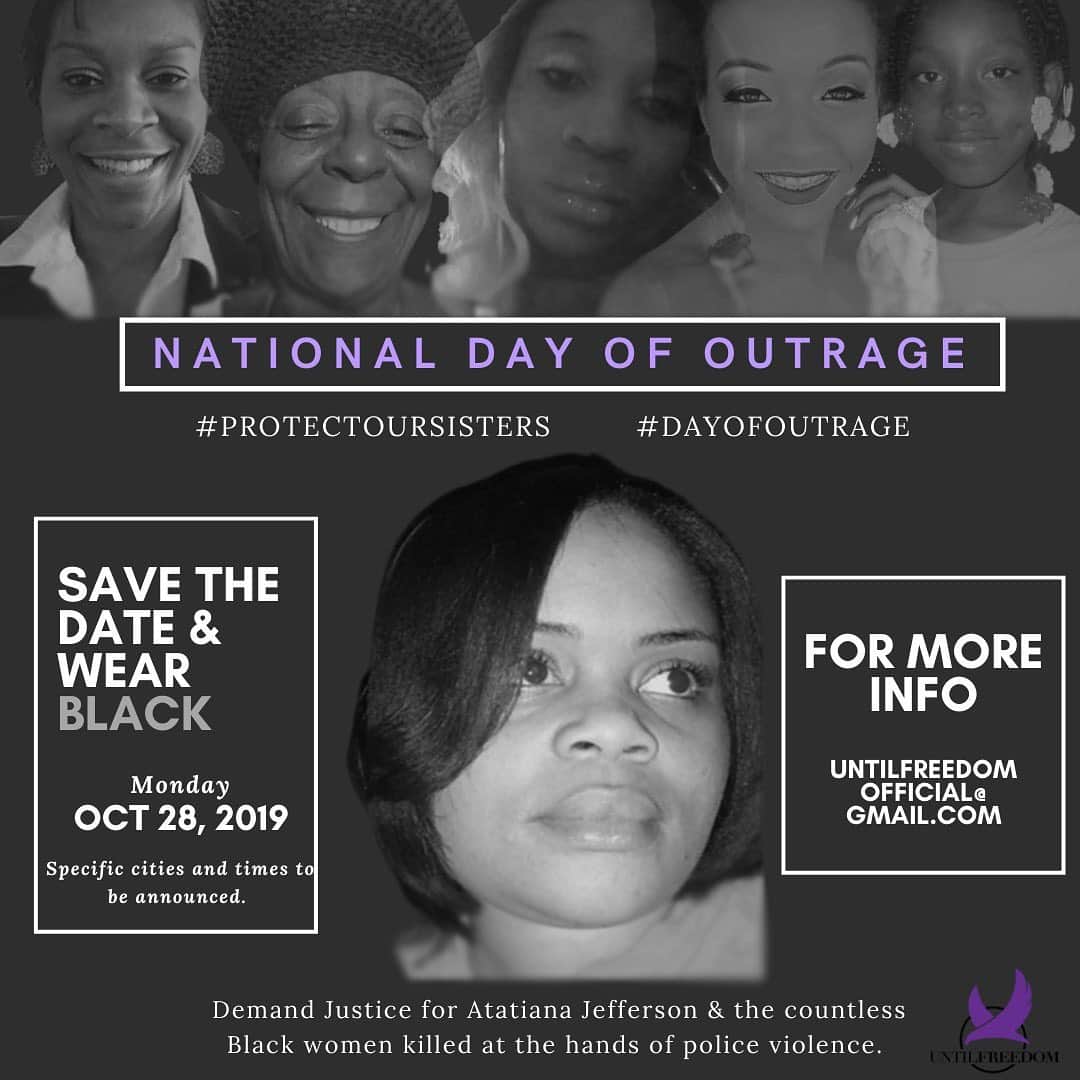 T.I.さんのインスタグラム写真 - (T.I.Instagram)「What happened to our sister #atatianajefferson can not be taken lightly. Let’s not relax and take our eye off this situation. Support on the 28th. Follow @tamikadmallory & @untilfreedom for updates. We MUST protect our women. At ALL costs!!! #USorELSE✊🏽」10月23日 3時16分 - tip