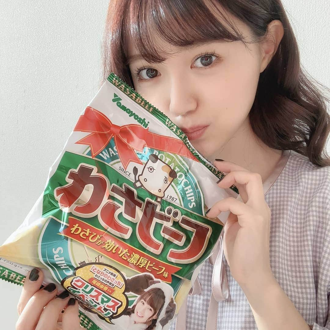 尾崎由香さんのインスタグラム写真 - (尾崎由香Instagram)「わさビーフ🐮💕 尾崎わさっちパッケージが出てるよ♪ わさビーフ食べたら止まらない〜！！！ #わさビーフ」10月23日 15時18分 - ozapure15