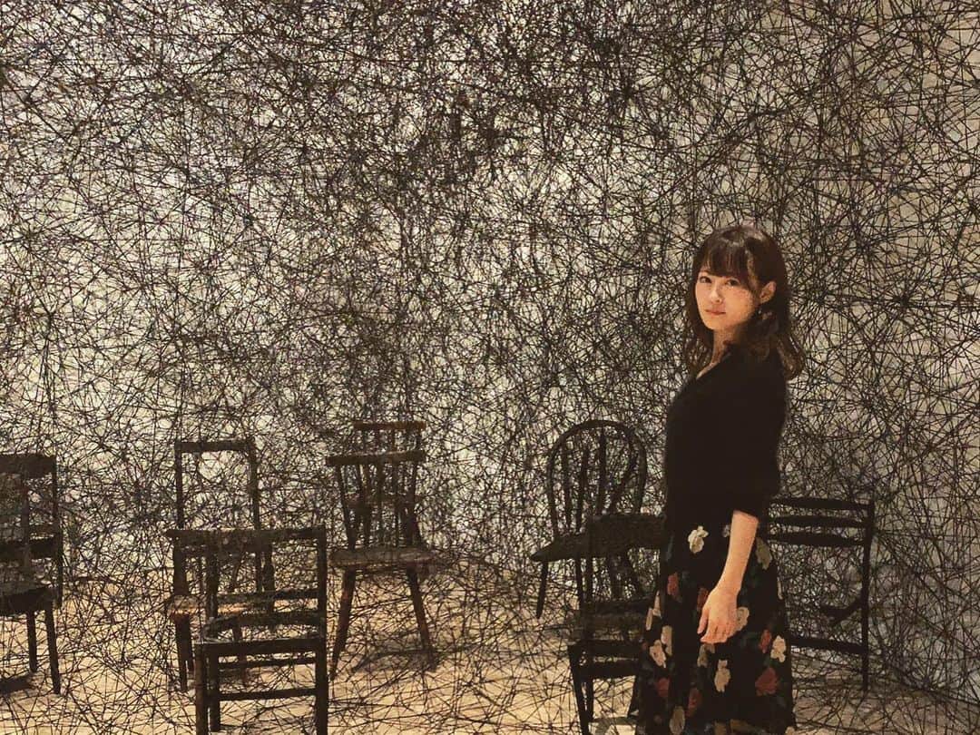 怜花のインスタグラム：「・ #塩田千春展  #魂がふるえる  #森美術館  #moriartmuseum」