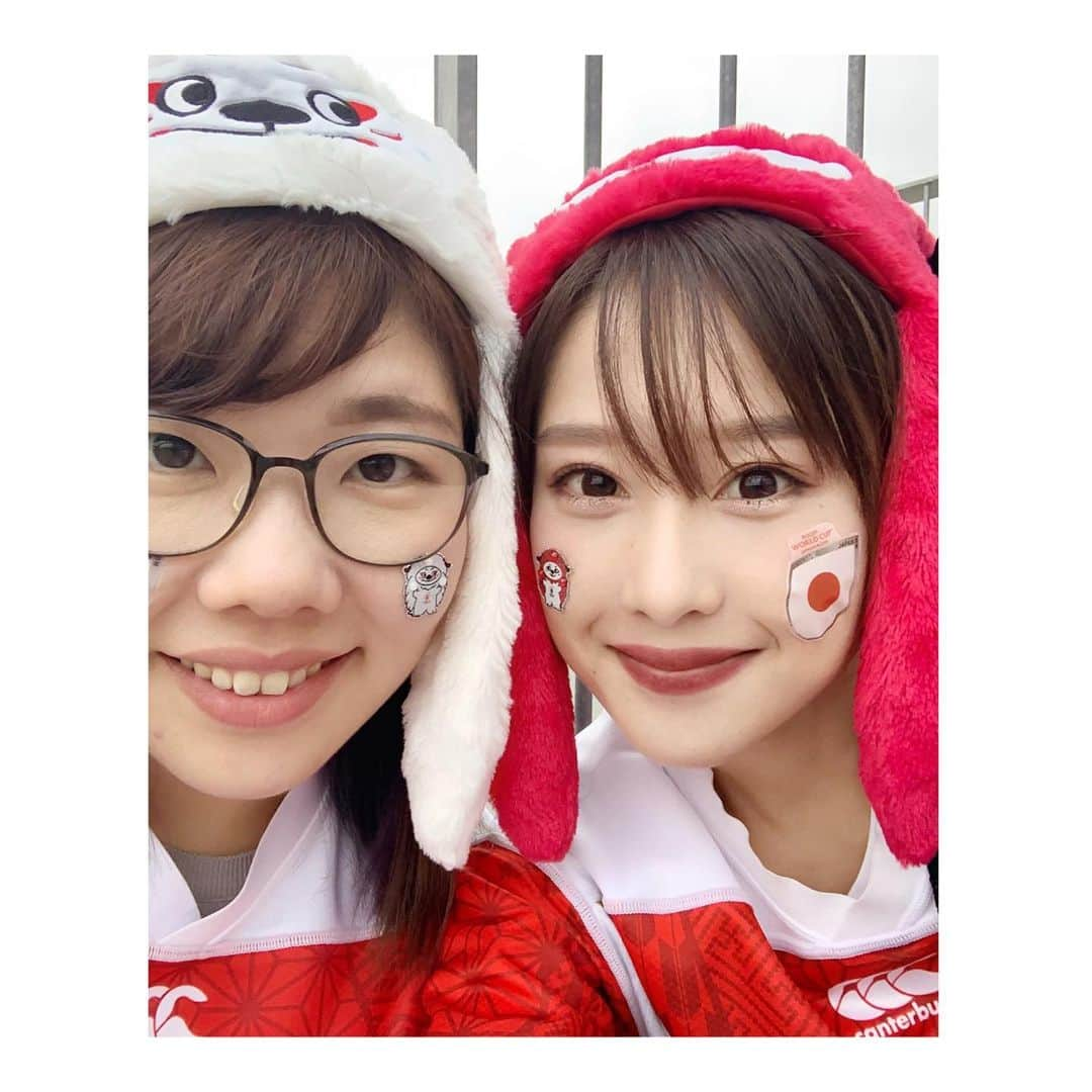 峰麻美さんのインスタグラム写真 - (峰麻美Instagram)「あーーーーー楽しかったなぁ😭  #rugby #rugbyworldcup  #rwc2019 #rwc東京 #jpnvrsa #japan #southafrica  #braveblossoms  #springboks  #reng #krispykremedoughnuts  #ラグビー日本代表 #ラグビー型ドーナツ #激甘 #braveを届けよう」10月23日 16時31分 - asaaaaami.0702