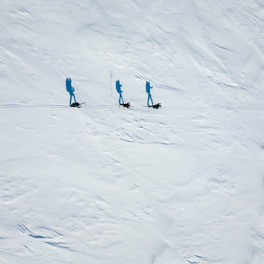 National Geographic Travelさんのインスタグラム写真 - (National Geographic TravelInstagram)「Photo by @MartinEdstrom | Skiers make their way across the snow in Skarvheimen, Norway. Cross-country skiing is the greatest way to travel through wilderness in Scandinavia in winter and spring. Norway has hundreds of possible routes across mountains, through valleys, and over tundra. Skarvheimen offers epic scenery while still being quite accessible; you can plan your whole trip by relying on mountain huts instead of tents. It's also less popular than many other areas, resulting in a bit more of that mountain solitude we all seem to crave. Follow @MartinEdstrom for more travel tips from the Nordics. #norway #wilderness #scandinavia #crosscountry #perspective」10月23日 9時04分 - natgeotravel