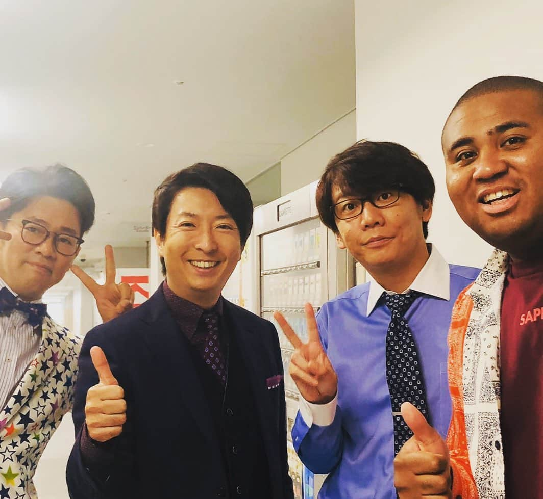 アントニーさんのインスタグラム写真 - (アントニーInstagram)「こないだすごく謎のメンツで収録でした  #なんだこの4人！？ #共通点ゼロ #しかし #すごく楽しかった #なにが楽しかったのかは思い出せない」10月23日 10時24分 - anthonymatenroudayo