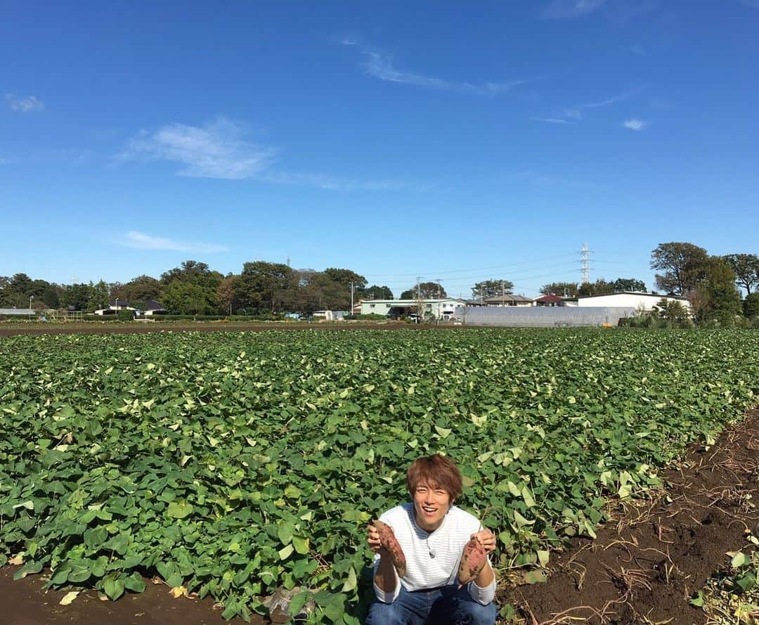 杉浦太陽さんのインスタグラム写真 - (杉浦太陽Instagram)「ロケ先で芋掘り体験！  さつまいもソフトクリーム🍦🍠 農家レストランIZAEMONにて、 本場ナポリピッツァ🍕  よし、午後も頑張りましょ！！ @ #芋掘り #秋の味覚 #自家製さつまいもソフトクリーム #IZAEMON #ナポリピッツァ」10月23日 12時46分 - sugiurataiyou_official