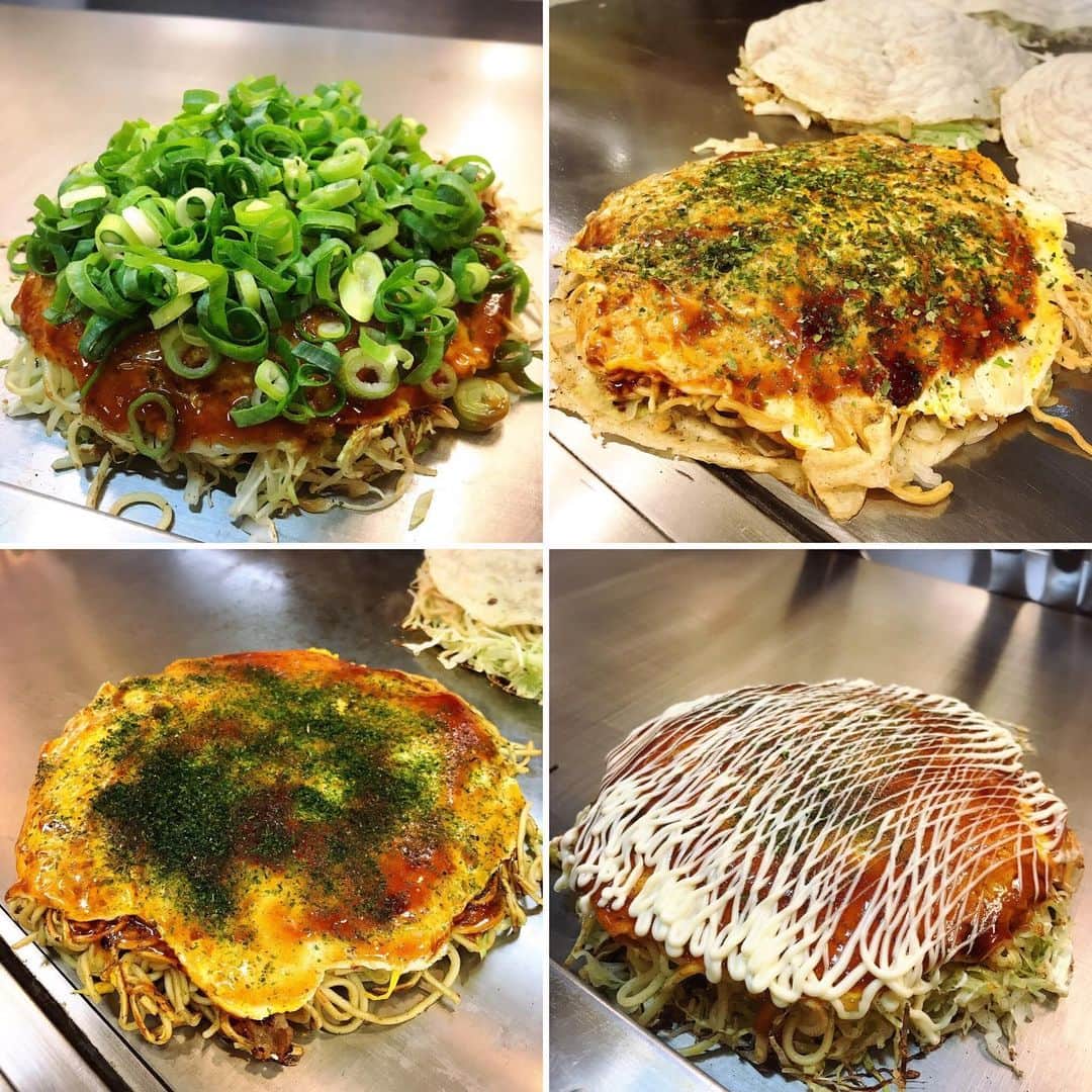 のインスタグラム：「お好み焼き4連発！！！！」