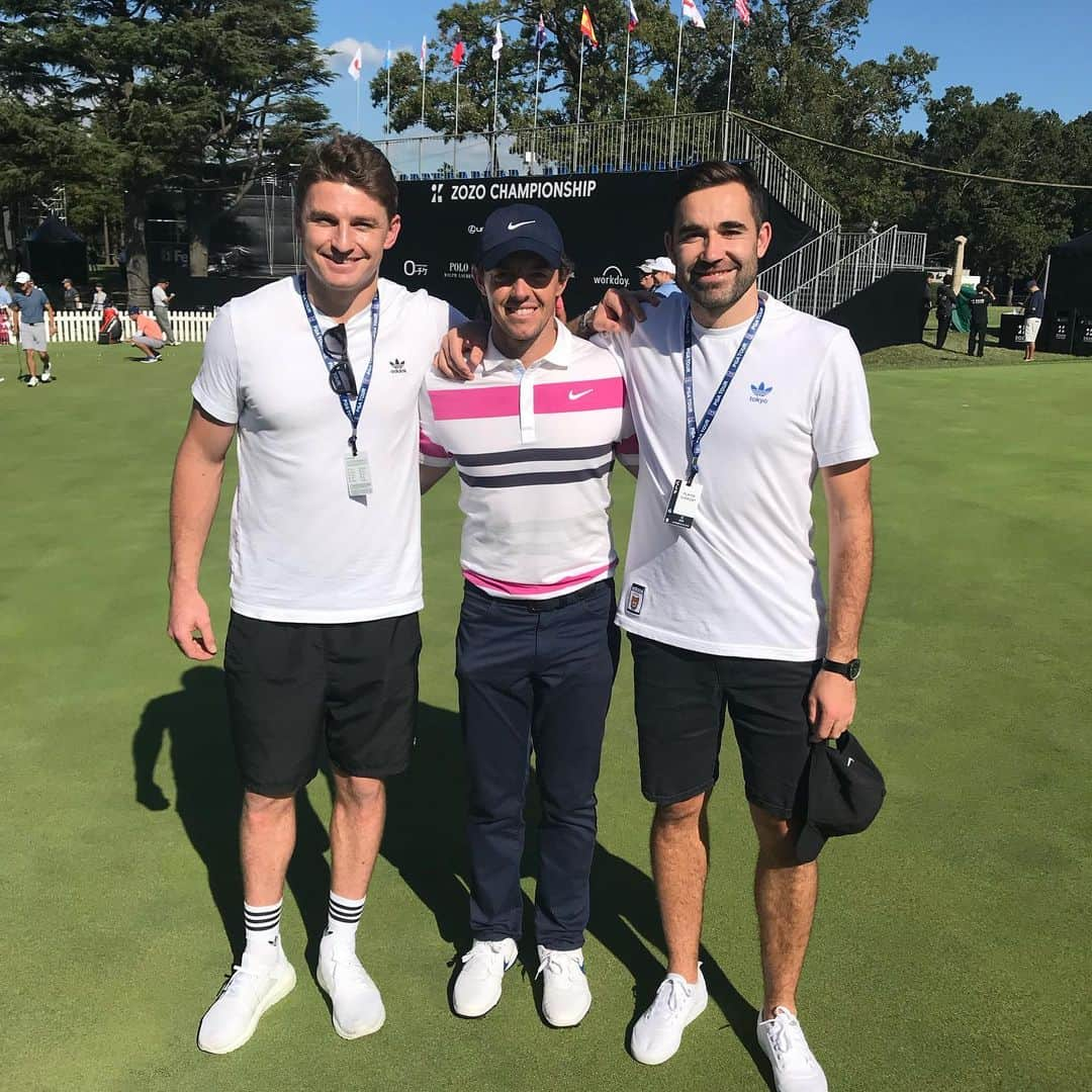 ボーデン・バリットさんのインスタグラム写真 - (ボーデン・バリットInstagram)「Cheers @officialtommyfleetwood for letting the lads jump the ropes. Nice to meet you @rorymcilroy @jasondayofficial thanks for the tips!」10月23日 14時51分 - beaudenbarrett