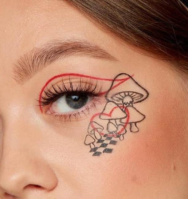 NYX Cosmeticsさんのインスタグラム写真 - (NYX CosmeticsInstagram)「@makeupbygustafsson uses our Epic Ink Liner to achieve this ultra detailed Wonderland inspired #EOTD 🍄🖤 || #wonderlandafterdark #faceawards #nyxcosmetics #nyxprofessionalmakeup #crueltyfreebeauty」10月24日 1時00分 - nyxcosmetics