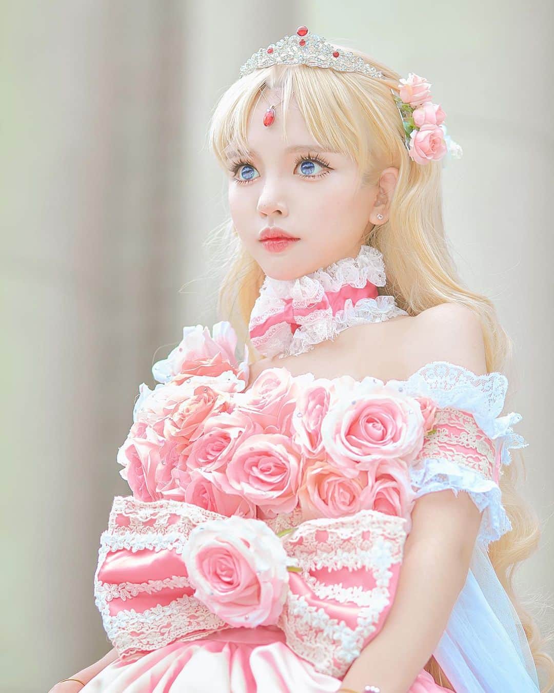 HAIMのインスタグラム：「🌸🌸 P.b @janwoo.pic  #어느날공주가되어버렸다 #어공주 #아타나시아 #cosplay #코스프레」
