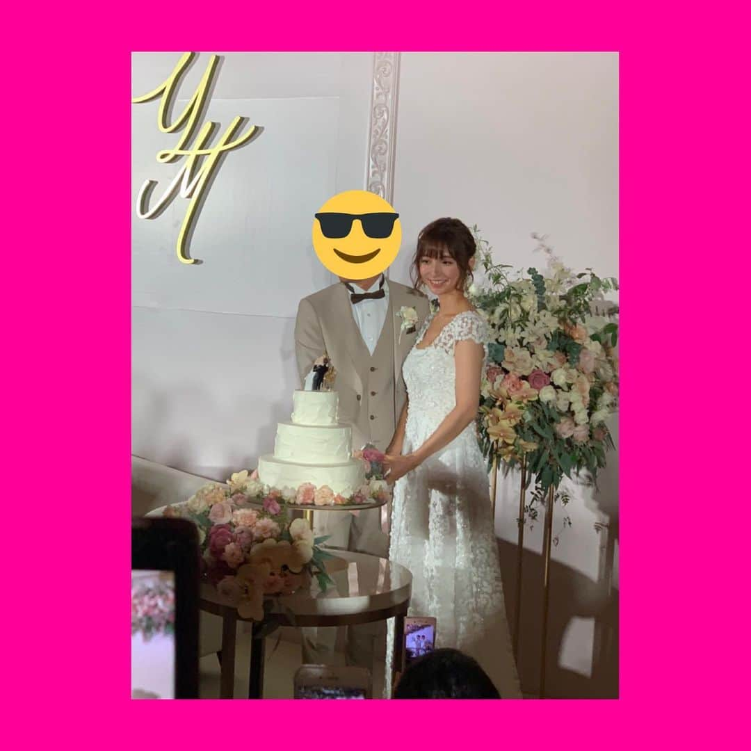 成田梨紗さんのインスタグラム写真 - (成田梨紗Instagram)「まりこの結婚パーティー💒💍✨﻿ ﻿ 幸せいっぱいに包まれていて﻿ とってもとっても綺麗でした👰💕﻿ ﻿ 末永くお幸せに👰💓🤵﻿ ﻿ #happywedding #weddingparty #玄米婚 #篠田麻里子 #上からマリコ」10月23日 17時14分 - narita_risa