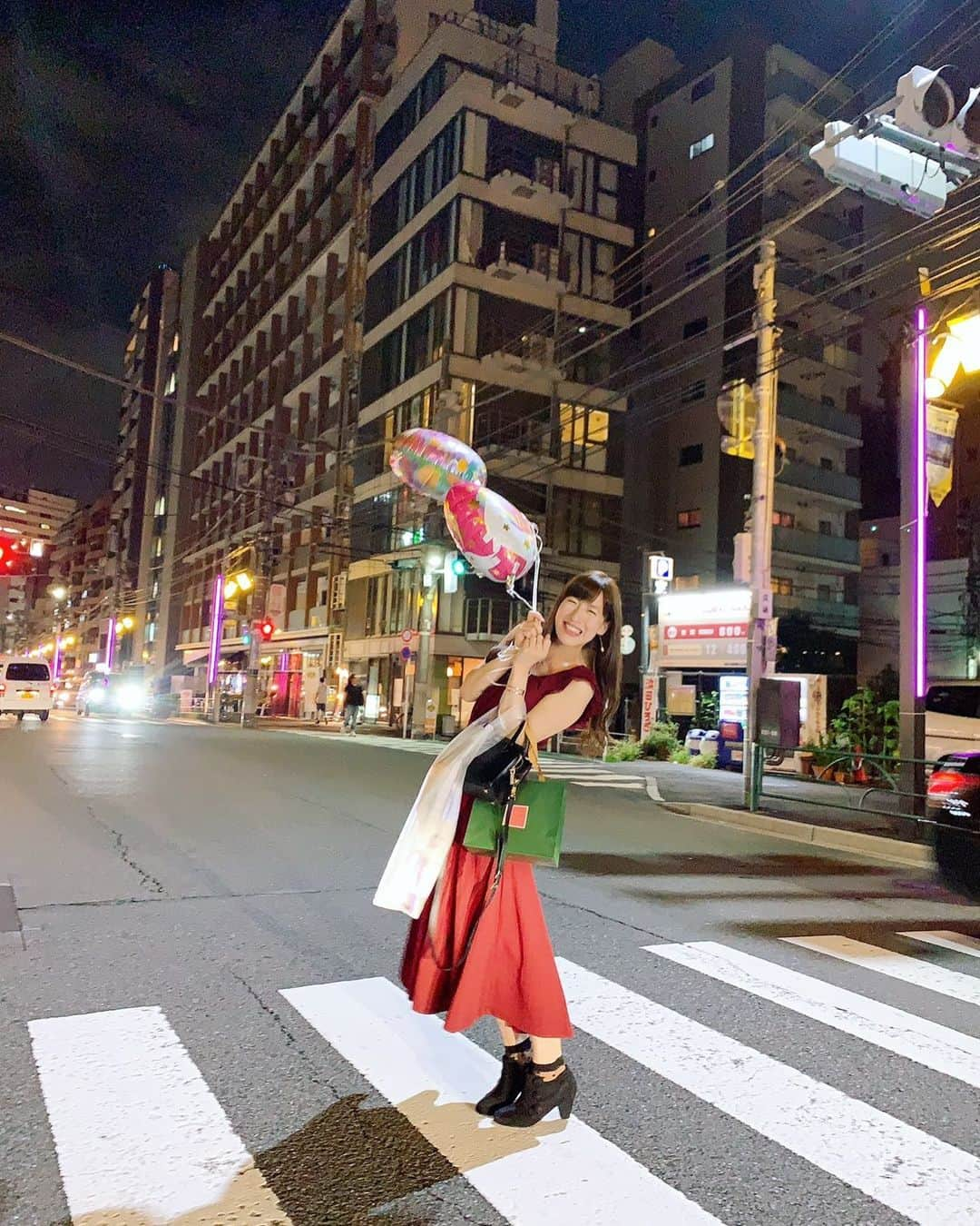 山咲まりなのインスタグラム：「あいむそーはっぴーー!!!!🎈💝❤️」