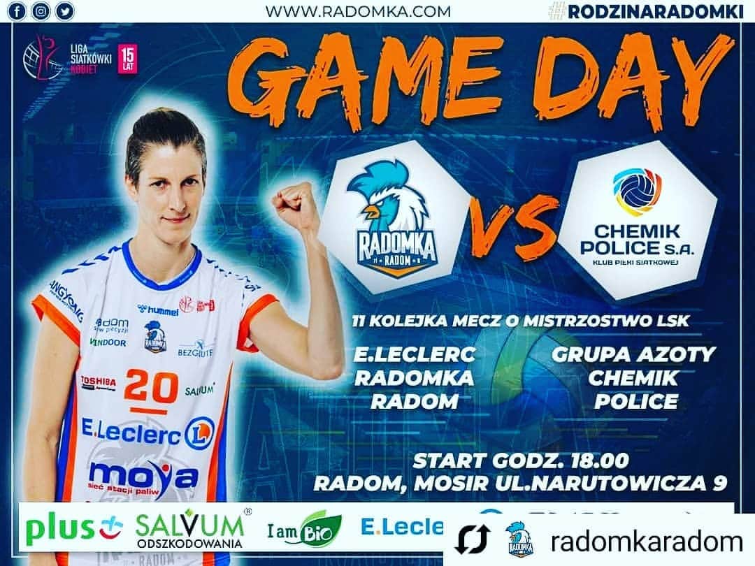 ミア・イエルコフのインスタグラム：「Game day 😉」
