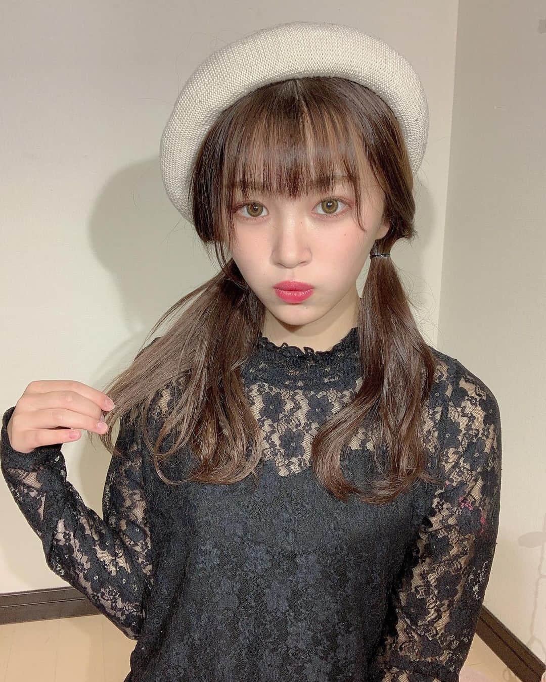 平野夢来（ゆぴぴ）のインスタグラム：「このお帽子はお初です🤤 ・ ・ ・  #JC1位はゆぴぴ #ゆら民 #ゆぴぴこーで」