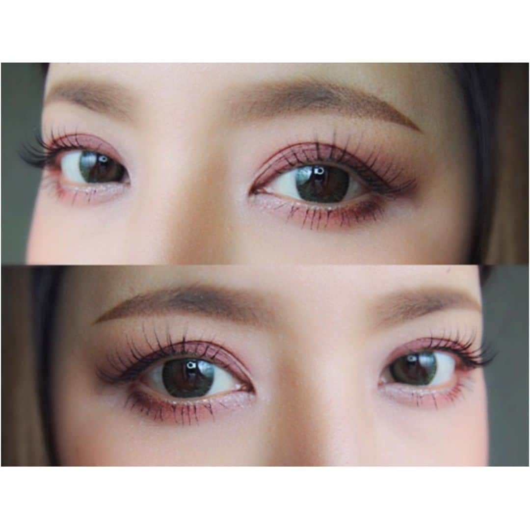 rinaのインスタグラム：「. 実は買ってましたシリーズ。 @excelmake #サナ #エクセル #リアルクローズシャドウ . 1枚目に使ったのは CS 07 #フラワーバレッタ 青み強しなピンクだから、 血色ワル子なわたしにはうーん … と思いつつ使ってる笑 . 2.3枚目は、 PLAZA限定色の CS 08 #アプリコットタータン 即完だったらしく再入荷で購入。 発色・赤みともに強し。 こちらのほうが登場率高めかな。 . カラコンは、前回と同じだよー！ #フェリアモ #オリーブブラウン . 画像暗めでごめんねこ！🐈 固めプリンが食べたいよー！🍮 . #アイシャドウ #アイメイク #メイク #コスメ #ビューティー #ヘア #カラコン #まつ毛 #マスカラ #スキンケア #ベースメイク #美容 #化粧 #化粧品」