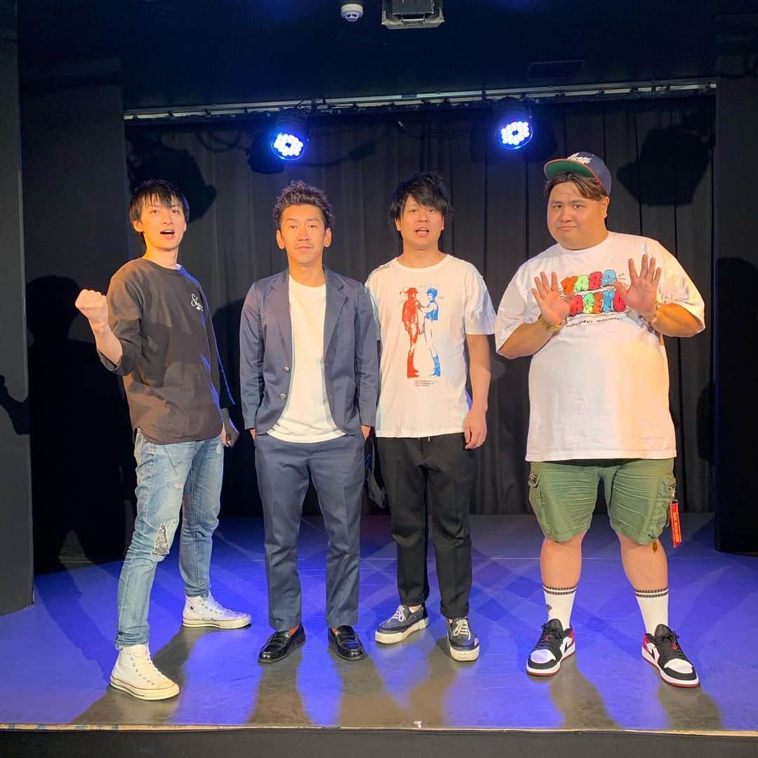 池田真一のインスタグラム：「ロックンロースとニュアンスパンティー(仮)ありがとうございました！ 今回もお客さんと皆で創るライブでめちゃくちゃ楽しかった！ 次回もよろしくです！  なかよしアニマルちゃんず😁」