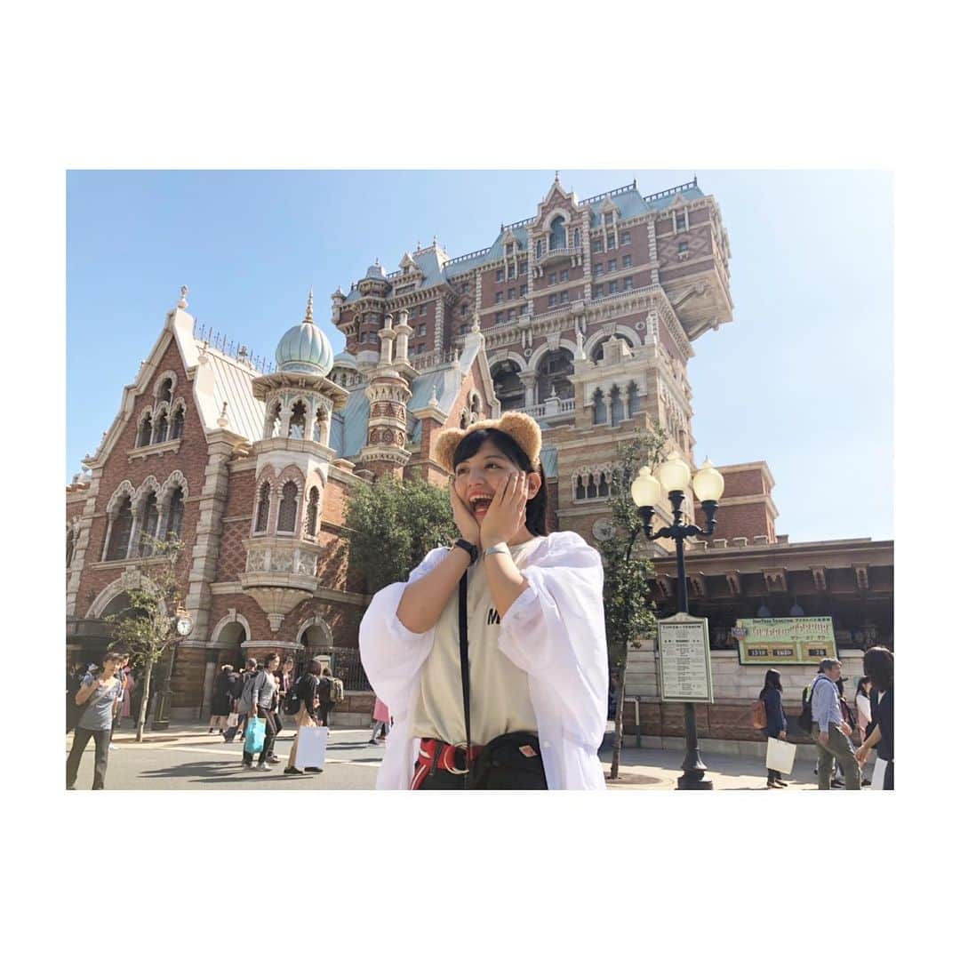 坂元葉月さんのインスタグラム写真 - (坂元葉月Instagram)「タワーオブテラー乗れません。🎢 #乗ったみたいな写真ですが」10月23日 23時05分 - wasuta_hazuki_sakamoto