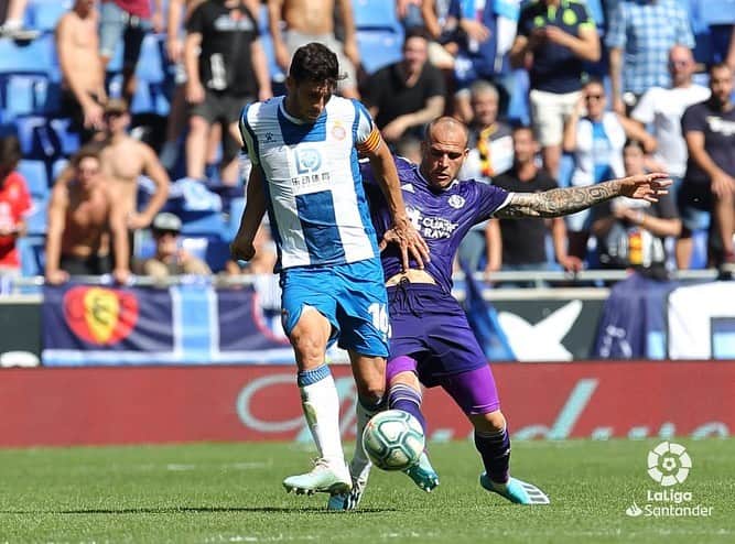 サンドロ・ラミレスのインスタグラム：「+3💜 un pasito más cerca de nuestro objetivo equipo✅ nos vemos el domingo en casa afición #juntos #laliga #realvalladolid」