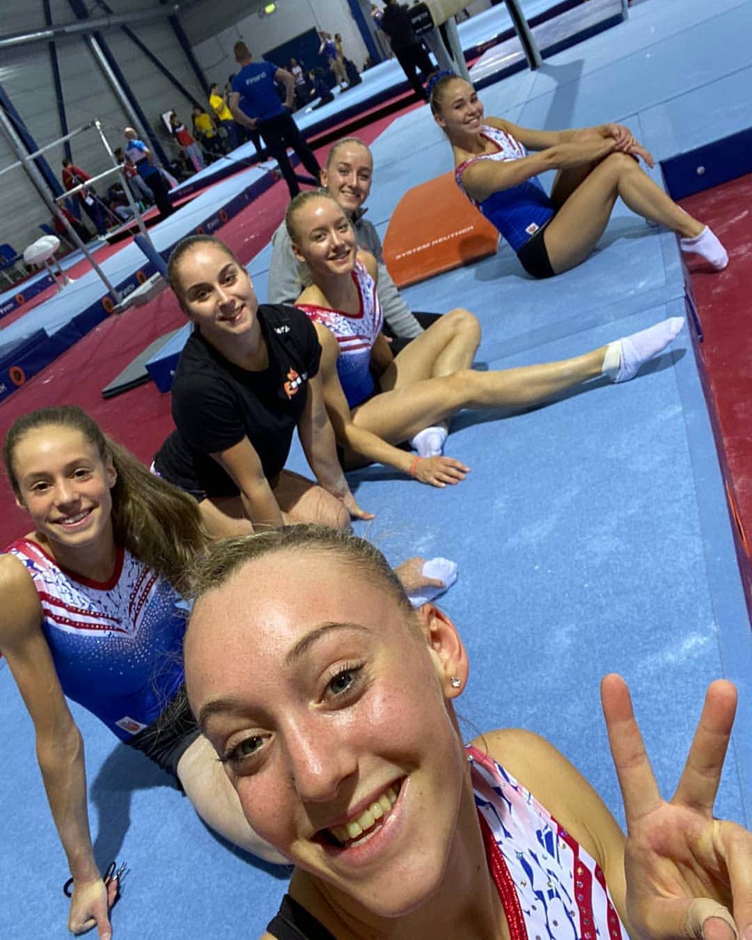 エイトォーラ・トールズドッティルのインスタグラム：「First training day of the World Championships✔ This team was on fire today!🔥 #TeamNL #Force」