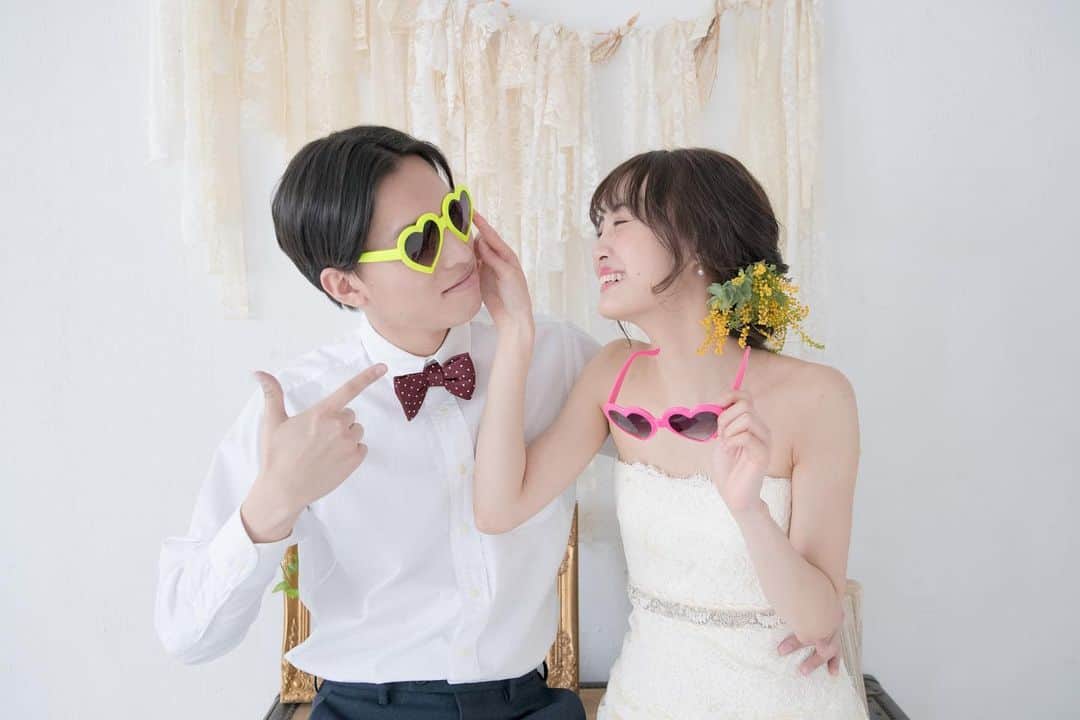 ステレオブライダル〈ヘアメイク〉のインスタグラム：「✴︎ #bridal #wedding #shooting #photo #hairmake #hair #make #hairmakestereo」