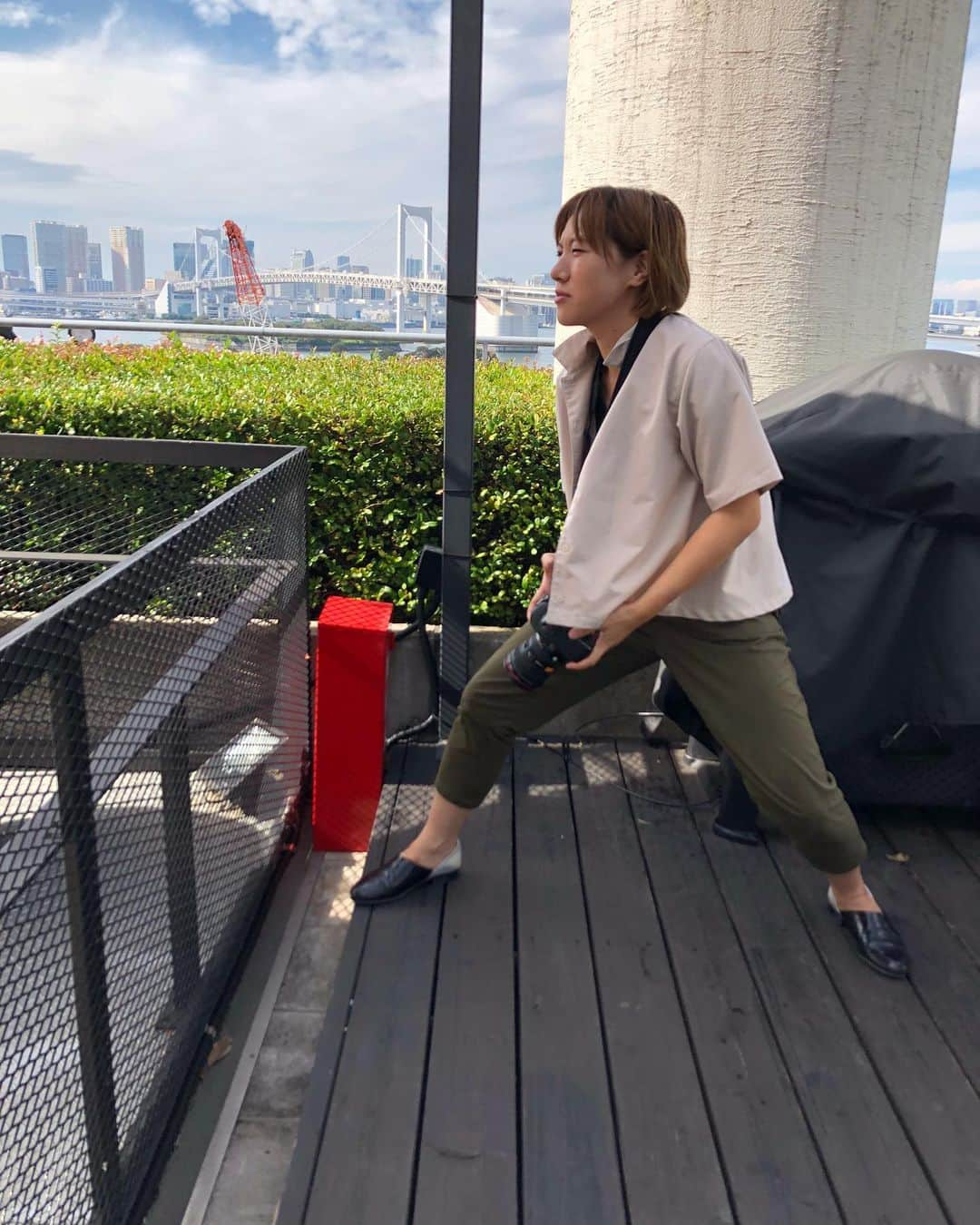 吉川莉早さんのインスタグラム写真 - (吉川莉早Instagram)「🔥全力系カメラマンまゆこちゃん🔥」9月30日 18時18分 - liisakawa