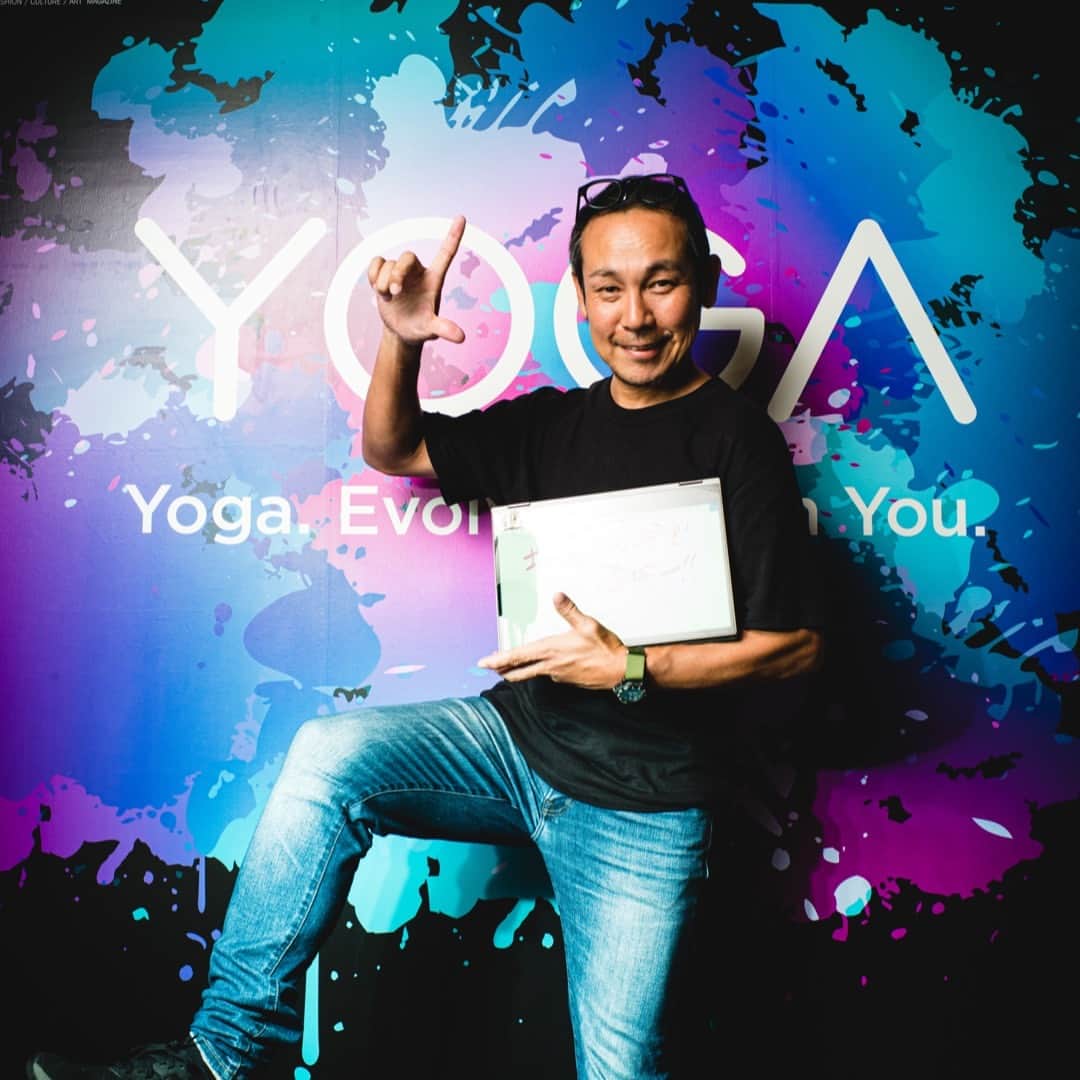 のインスタグラム：「#EvolvingFriday Presented by Lenovo YOGA – September 26th, 2019 #EvolvingWithYou #EvolvingFriday #Yoga」