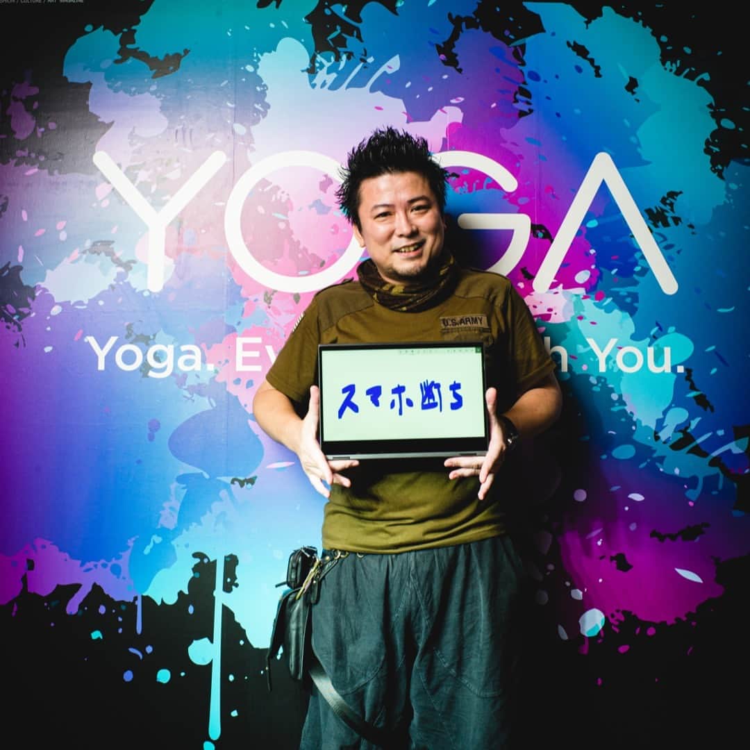 のインスタグラム：「#EvolvingFriday Presented by Lenovo YOGA – September 26th, 2019 #EvolvingWithYou #EvolvingFriday #Yoga」