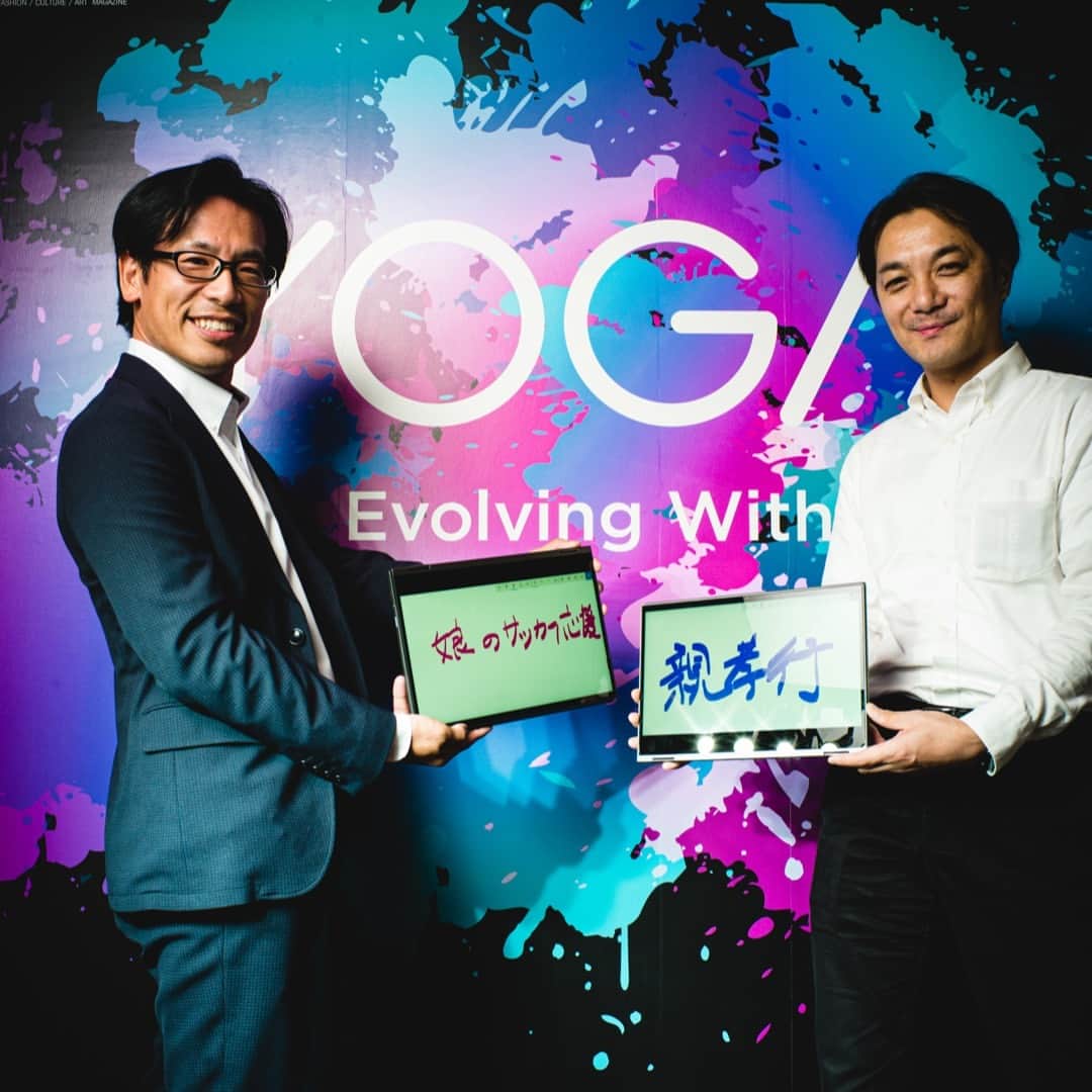 のインスタグラム：「#EvolvingFriday Presented by Lenovo YOGA – September 26th, 2019 #EvolvingWithYou #EvolvingFriday #Yoga」