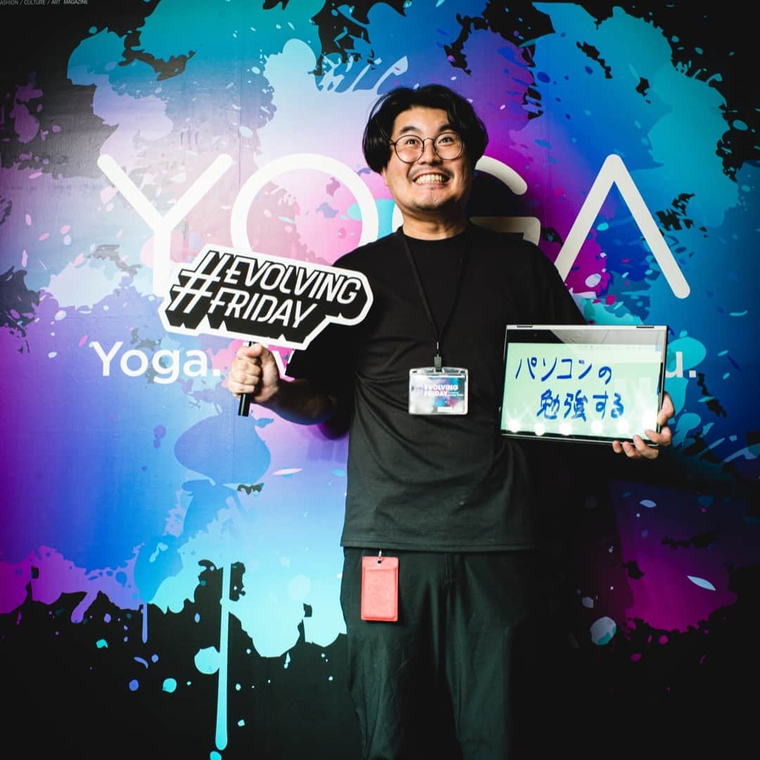 レノボ・ジャパンのインスタグラム：「#EvolvingFriday Presented by Lenovo YOGA – September 26th, 2019 #EvolvingWithYou #EvolvingFriday #Yoga」