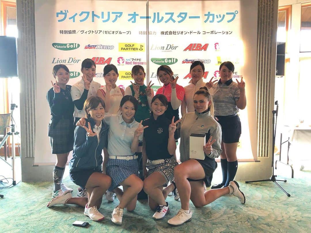 のインスタグラム：「. 明日も頑張ろう🌟🌟🌟 #ネクストヒロインゴルフツアー  #MUSPORTS」