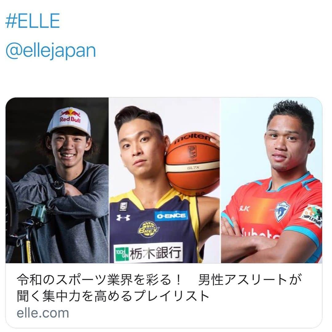 合谷和弘さんのインスタグラム写真 - (合谷和弘Instagram)「是非ご覧下さい♪  #ELLE @ellejapan #spotify  https://www.elle.com/jp/culture/music-art-book/a29184519/athlete-playlist-190926/ --------------------------------------------------- #中村輪夢 #BMXライダー #落合知也 #3x3player  #合谷和弘 #Rugby」9月30日 22時32分 - kazuhiro_goya