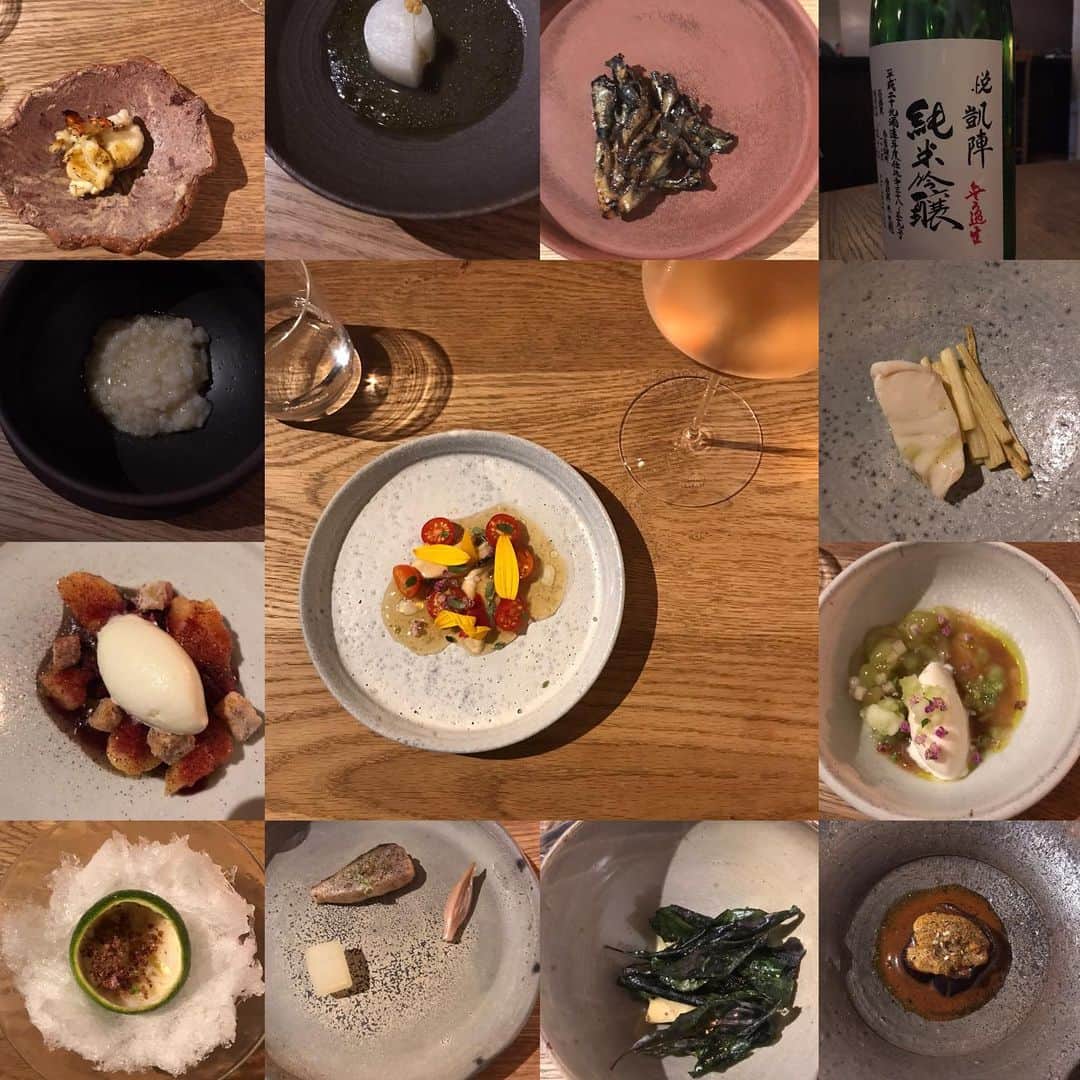 渡辺真起子さんのインスタグラム写真 - (渡辺真起子Instagram)「restaurant KABI  夏から秋へ。  写真撮るの忘れがち。  たぶん一品ぬけてるな。  #restaurantkabi」10月1日 1時46分 - watanabe_makiko