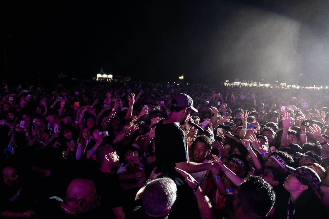 マイク・シノダさんのインスタグラム写真 - (マイク・シノダInstagram)「From @wiredmusicfestival #posttraumatictour 🇯🇵」10月1日 12時23分 - m_shinoda