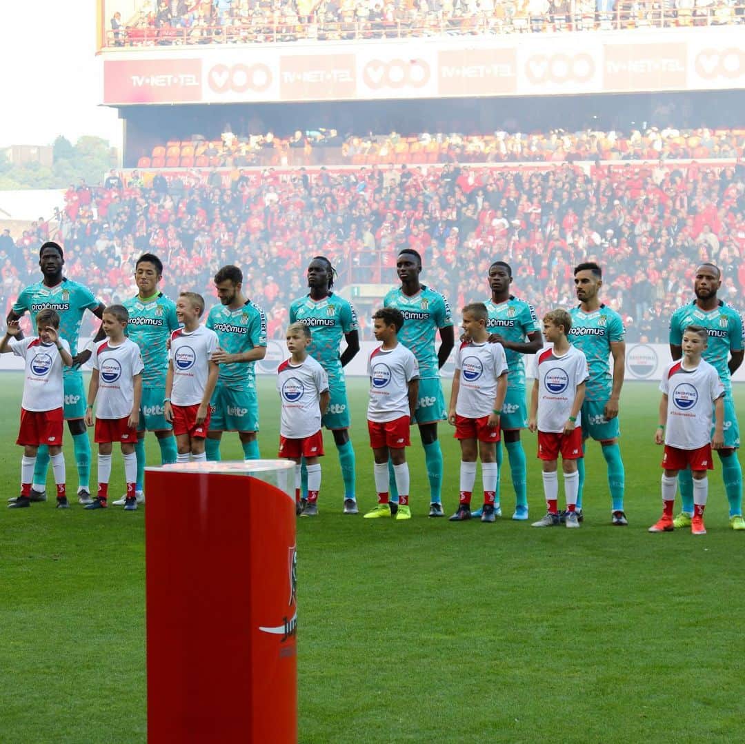 森岡亮太のインスタグラム：「・ 1-1。次は勝ち切れるように！ Thank you for your support！ ・ #rcsc #jupilerproleague  #belgium」