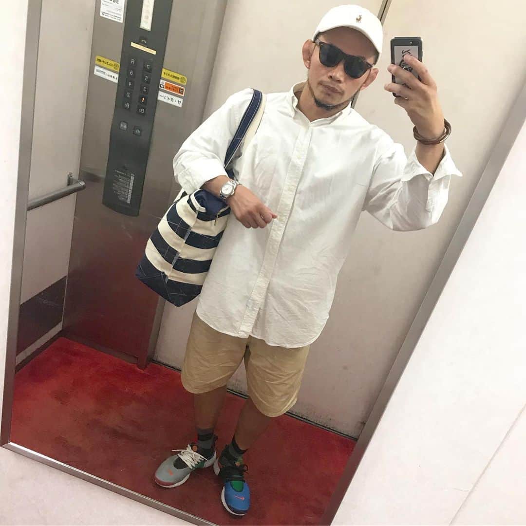宇野薫のインスタグラム：「#宇野薫のテーマがありすぎコーディネート & UNO☆KICKS  #unokicks #caoluno #polo  #poloralphlauren #llbean #nikejapan #stancesocks  #beams #beams別注 @stance_japan #スタンスソックス #ビームス #古着 #古着コーデ #ただの古着好きです #だから古着はやめられない #宇野薫」