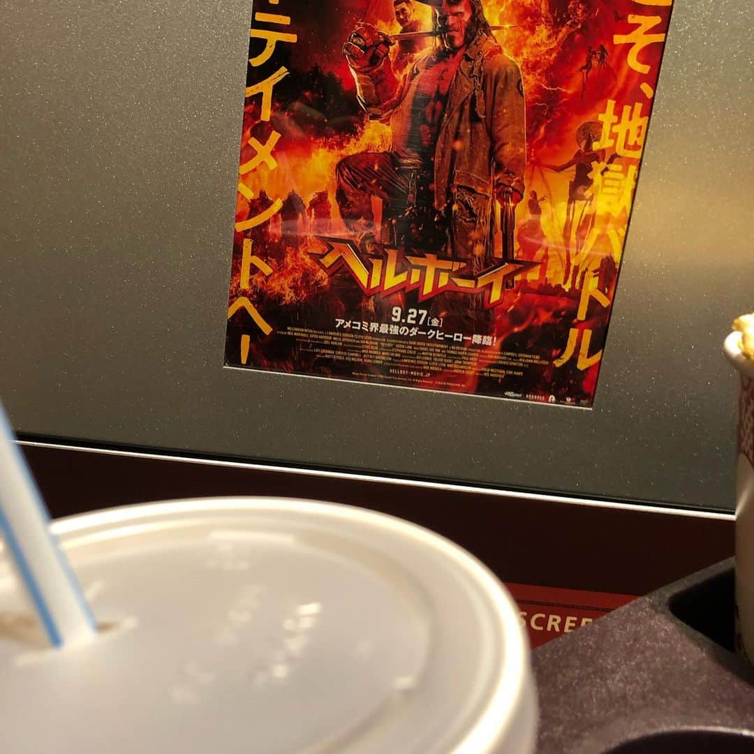 山口祥行のインスタグラム：「やはり！ポップだったー📽 #ヘルボーイ」