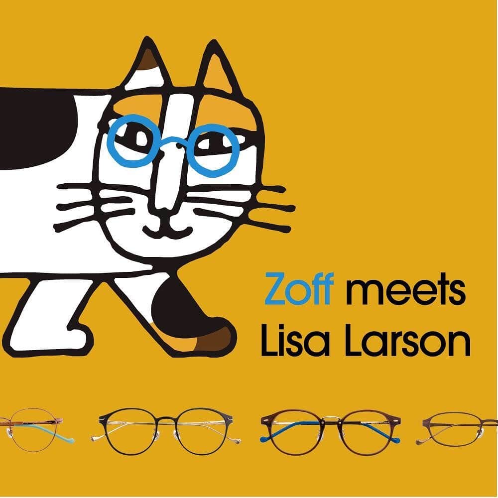 リサラーソンさんのインスタグラム写真 - (リサラーソンInstagram)「"Zoffがリサのオンラインにやってきた！"﻿ ﻿ 本日より、リサ・ラーソンオンラインショップでもZoff×リサのコラボアイウェア「Zoff meets LISA LARSON」が販売スタートいたします！﻿ ﻿ そこかしこにマイキーをイメージさせる遊びがきいたデザインで﻿ まるで一緒にお出かけしてるみたいです。﻿ ﻿ なんと、オンラインショップでご購入いただいた方限定で﻿ マイキーのポップなチケットファイルをプレゼントします！﻿ ﻿ 赤・青・緑・黄色の４色あり、どの色がお手元に届くかはお楽しみ。﻿ ﻿ 特設ページもございますので、是非ご覧下さい！！﻿ ﻿ ※チケットファイルはご希望のカラーは指定していただけません。ご了承ください。﻿ ﻿ ＝＝＝＝＝＝＝＝＝＝﻿ ▼特設サイトはこちら﻿ https://www.lisalarson.shop/?tid=2&mode=f60﻿ ﻿ #lisalarson #リサラーソン #sweden#スウェーデン #陶器 #北欧 #北欧インテリア #北欧雑貨 #北欧ライフスタイル #ねこ #猫 #ネコ #マイキー #Zoff #眼鏡 #めがね #肉球﻿」10月1日 19時37分 - lisalarsonjp