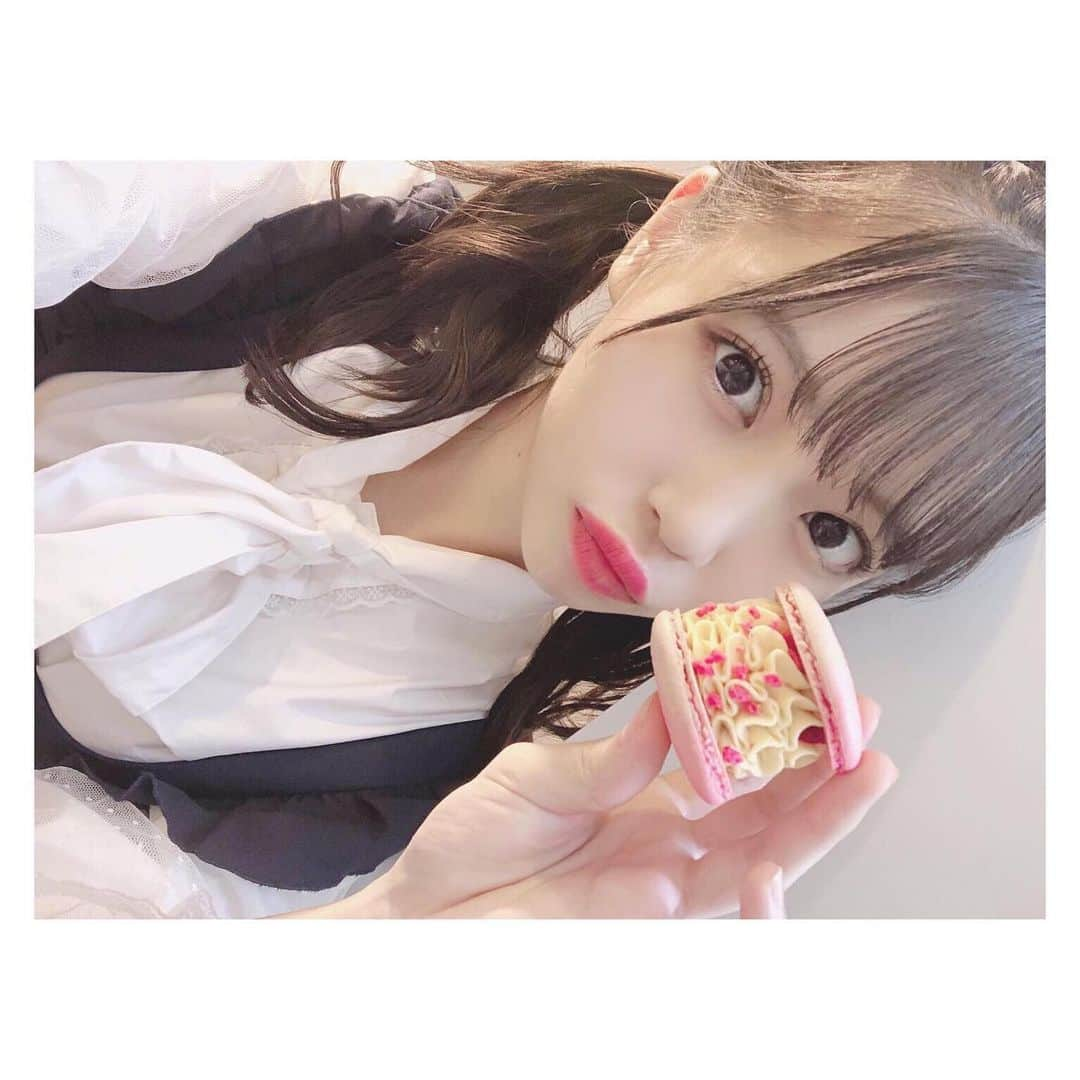 岩田陽菜さんのインスタグラム写真 - (岩田陽菜Instagram)「#マカロン きゃわきゃわ🥺💕💕﻿ ﻿ #オレオ も映え〜❤︎♡❤︎﻿ ﻿ ﻿ #広島 #広島カフェ #本通りカフェ #cafe #cafeno #いちご #strawberry #ストロベリー #ヨーグルト #yogurt #可愛い #cute #macaron #oreo #oreoshake #chocolate #チョコレート」10月1日 19時58分 - hina_naso_stu48