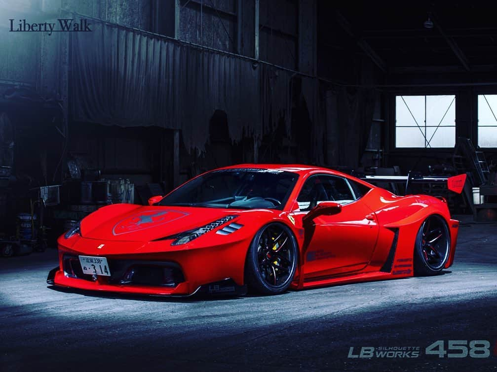 Wataru Katoさんのインスタグラム写真 - (Wataru KatoInstagram)「Libertywalk自由に歩く！！！ LB★シルエットWORKS FERRARI 458GTB  #ferrari #ferrari458@libertywalkkato#fiexhaust #airrexsuspention #forgiato #drify#シルエット#ltmw#usa #widebody」10月1日 20時18分 - libertywalkkato