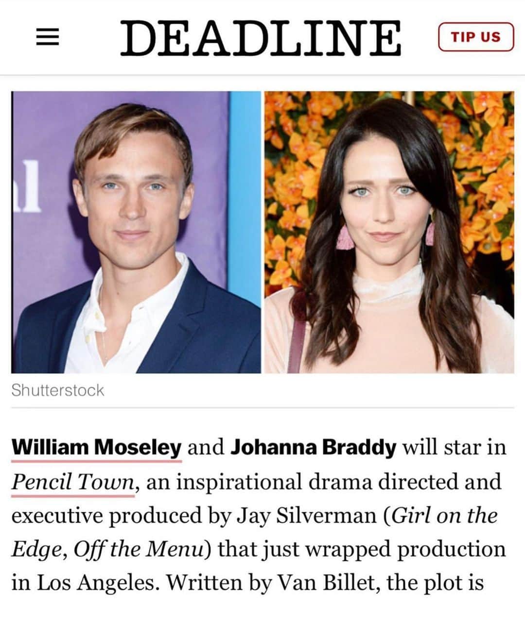 ジョアンナ・ブラッディのインスタグラム：「🤗」