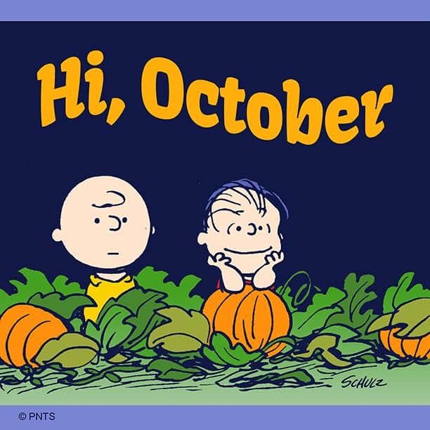 スヌーピーさんのインスタグラム写真 - (スヌーピーInstagram)「It's October today!」10月1日 23時20分 - snoopygrams