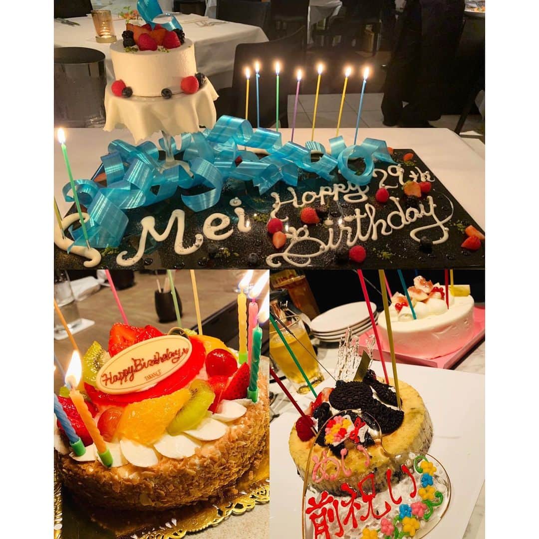 葉月芽生さんのインスタグラム写真 - (葉月芽生Instagram)「ケーキ🍰💗 本当にたくさんたくさん ありがとうございました😭💭💕💕 #birthday  #event  #birthdayevent  #cake  #birthdaycake  #誕生日 #9月29日 #六本木 #六本木美人茶屋 #葉月芽生」10月2日 17時22分 - mei_hazuki
