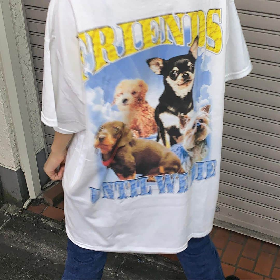 長澤メイさんのインスタグラム写真 - (長澤メイInstagram)「メイは最高で最強な KAWAII Tシャツを GETした！🥺🔥 バックプリントに @ponzu322 いたわ😂💘 お気に入りに決定🦋✨ @dogsoji.tokyo  ドックランに着てかなきゃ🔥 #mei_outfit」10月2日 10時53分 - xxmeixx1208