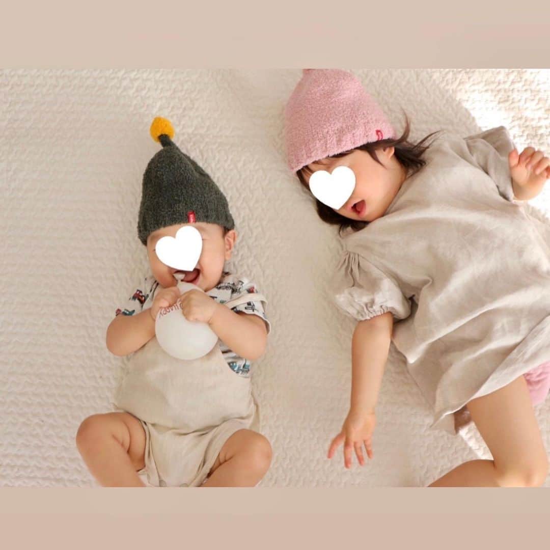 紺野あさ美さんのインスタグラム写真 - (紺野あさ美Instagram)「おそろいの帽子を買いました🌰  しかし意外とまだ暑いから とりあえず一瞬だけ試着… #とんがり帽」10月2日 15時09分 - asami__k